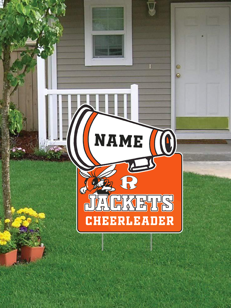 Rockwall Custom Cheer Yard Sign