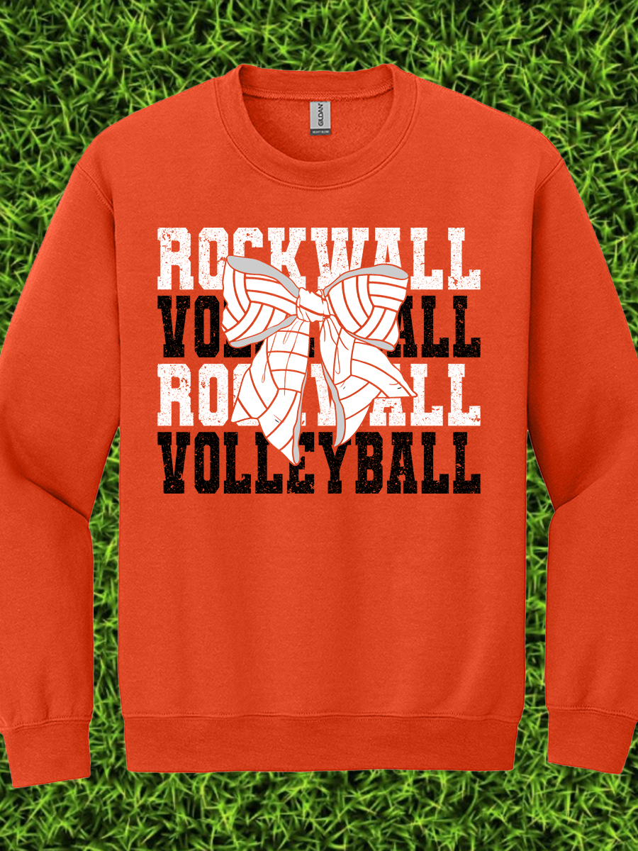 Volleyball Bow Crewneck Sweatshirt