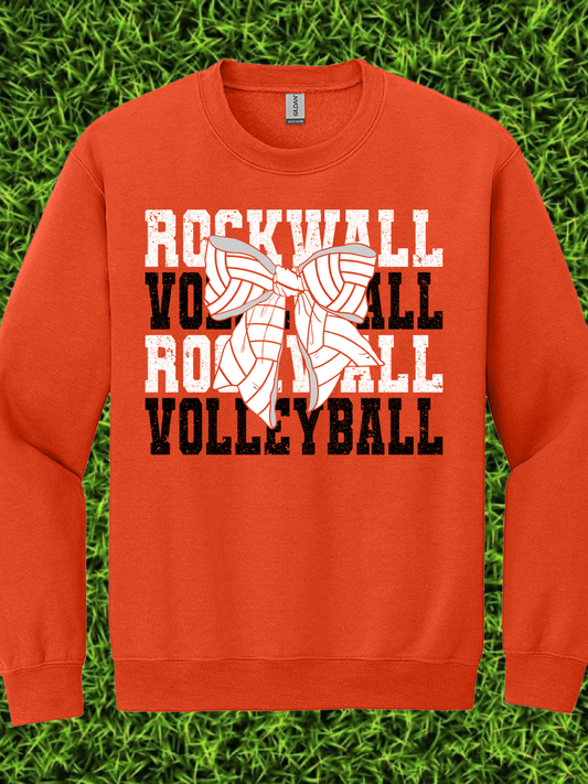 Volleyball Bow Crewneck Sweatshirt