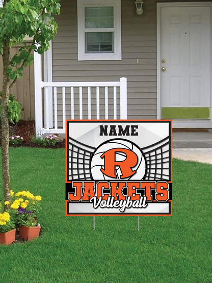 Rockwall Custom Volleyball Yard Sign